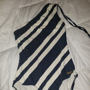 DKNY One-Piece Single Strap Bathing Suit